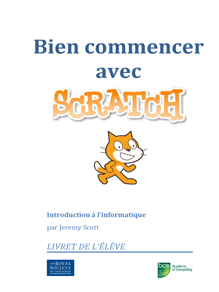 Initiation à Scratch et à l'informatique | PDF | Programmation ...