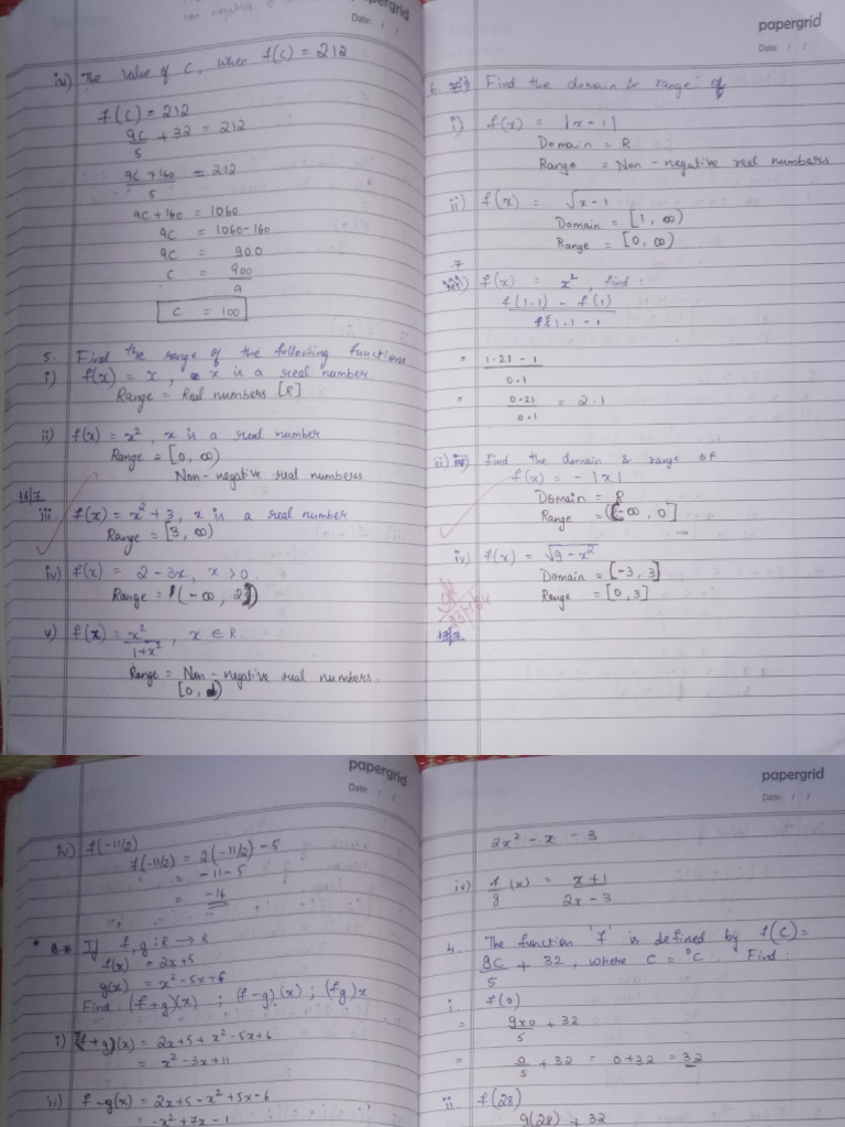 Ar Maths Notes | PDF