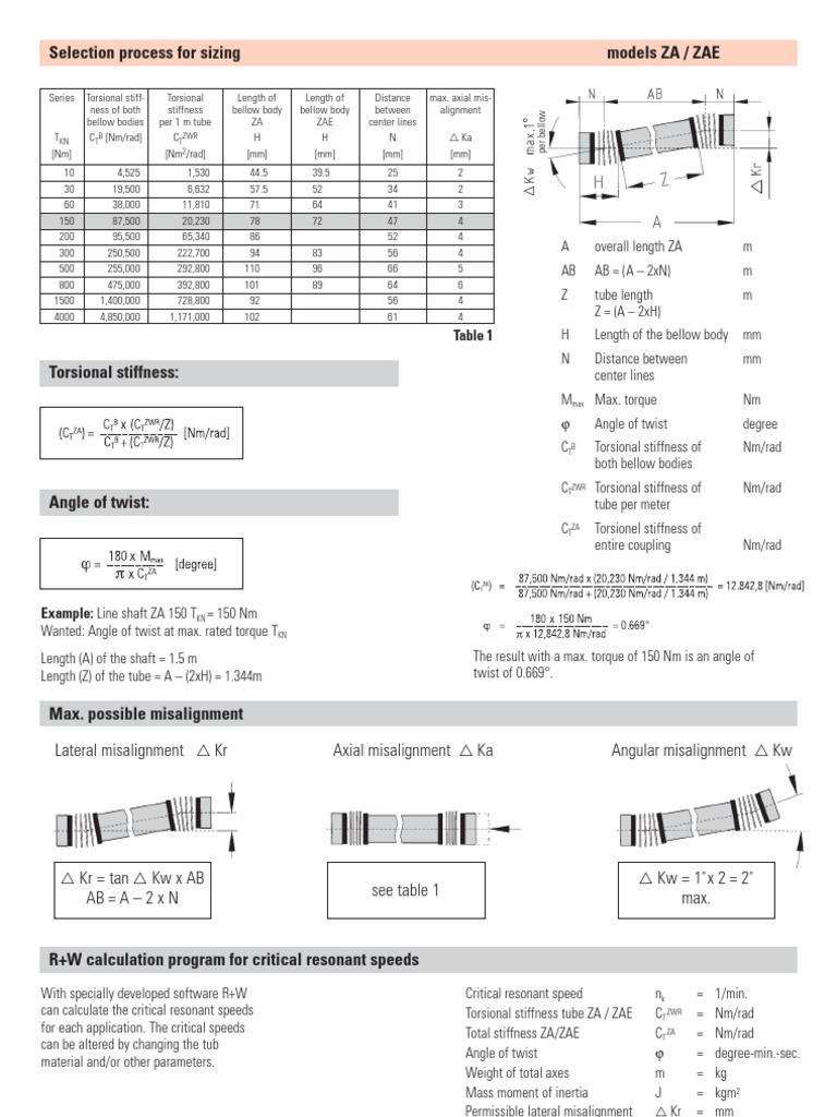 Bellows Stiffness | PDF | Screw | Torque