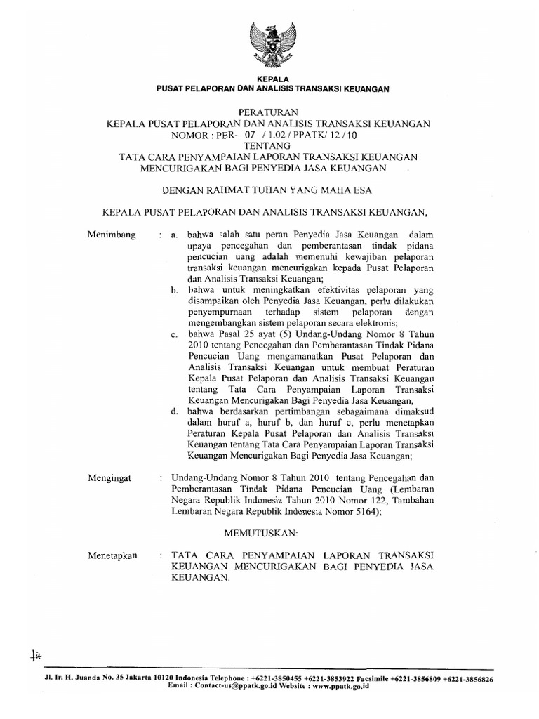 PPATK investigasi transaksi mencurigakan pegawai pajak