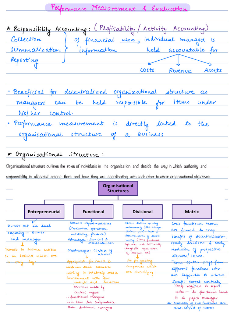 Performance Measurement and Evaluation | PDF