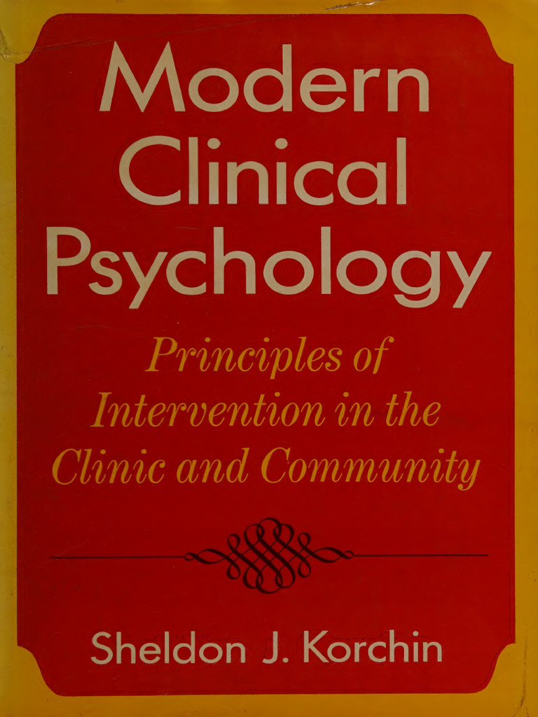 健康・医学 Modern Clinical Psychology /Korchin Korch in | PDF