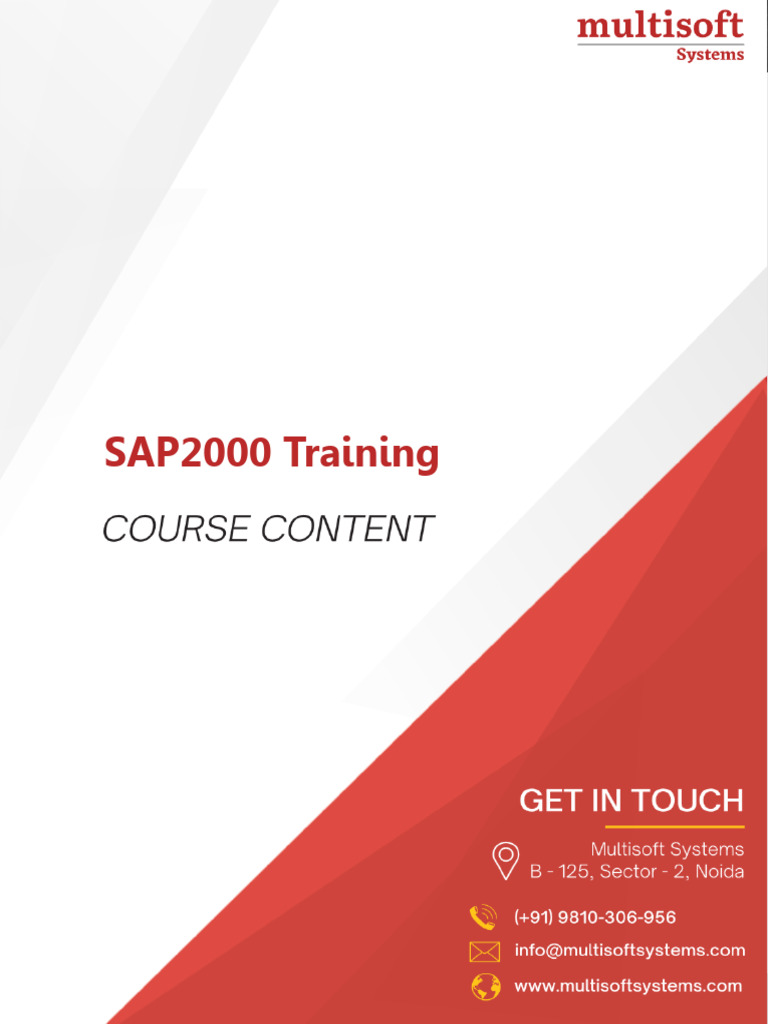 597 sap2000 training pdf