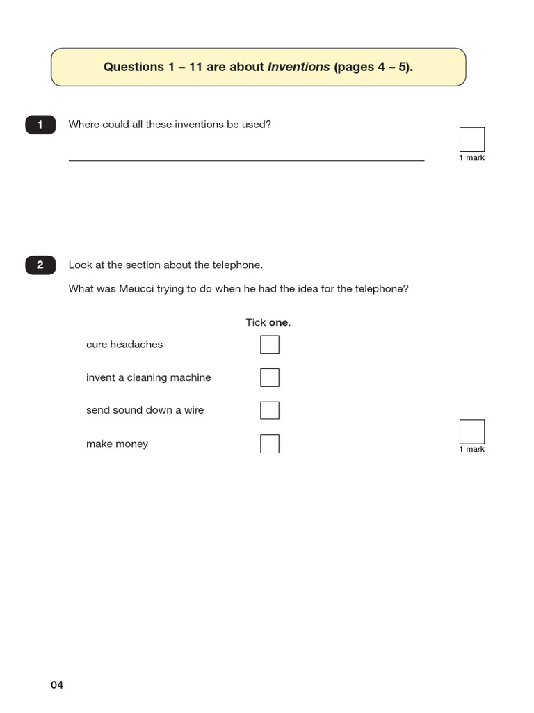 Inventions Questions | PDF