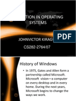 Evolution in Operating Systems