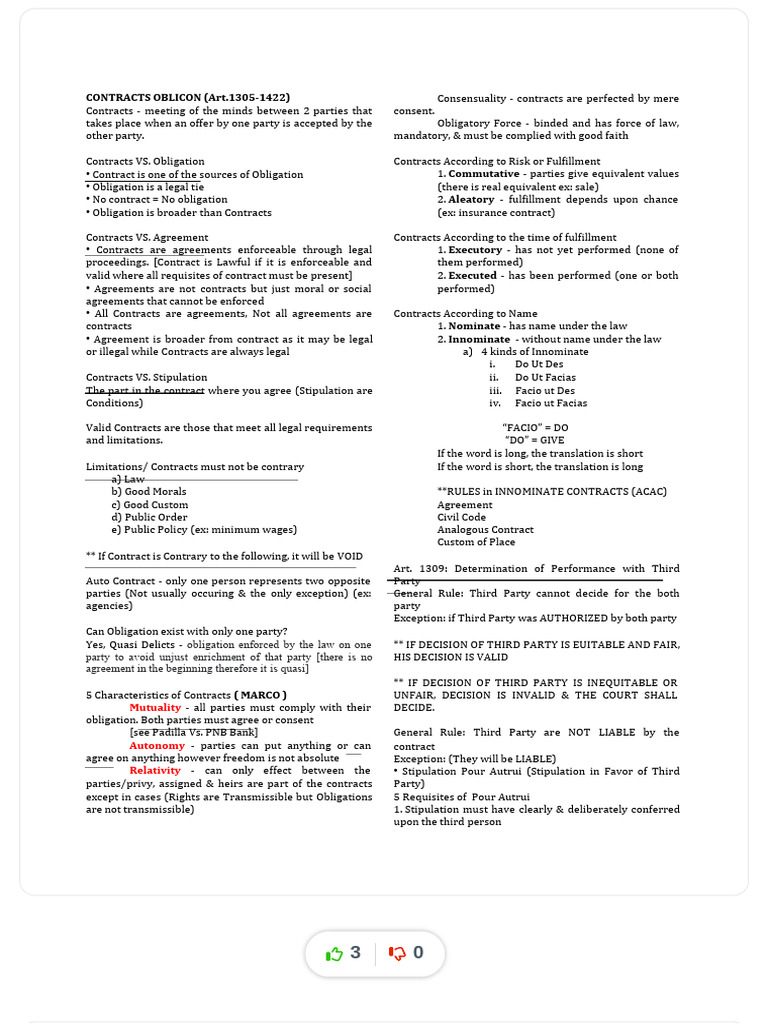 Contracts | PDF