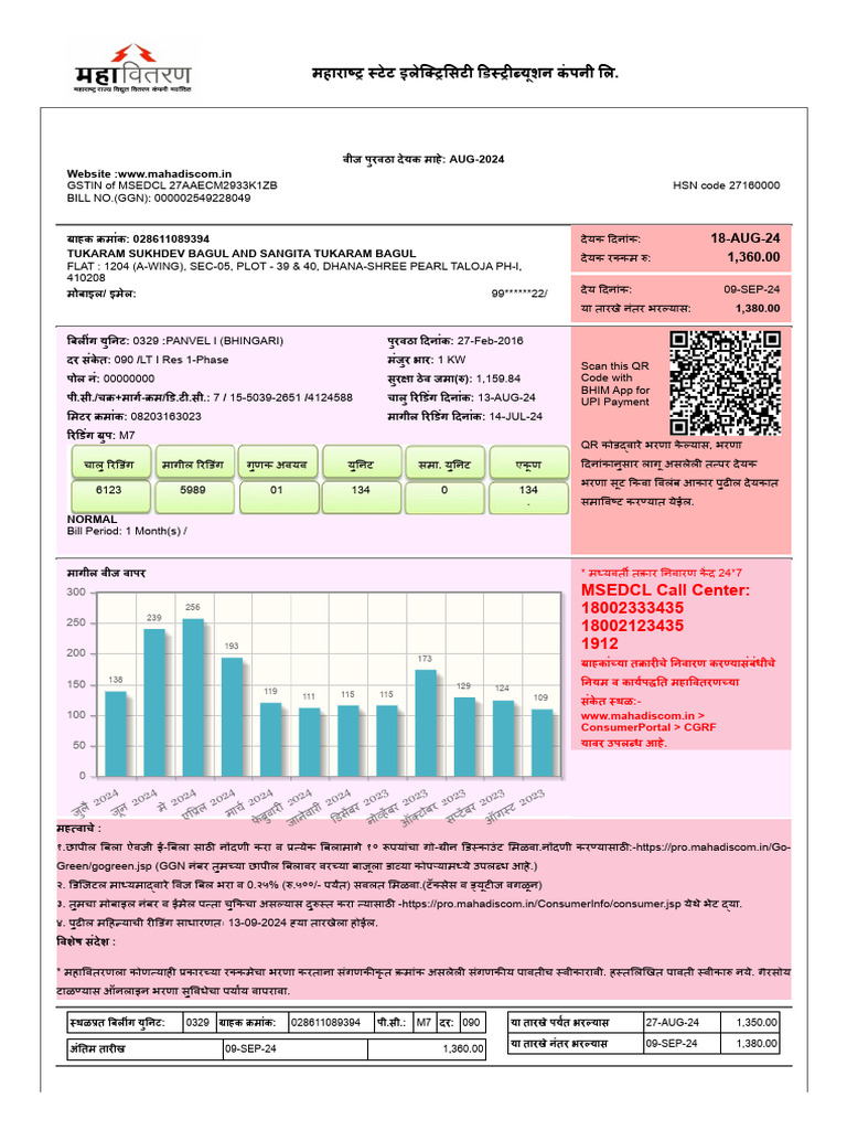 MSCB Bill | PDF