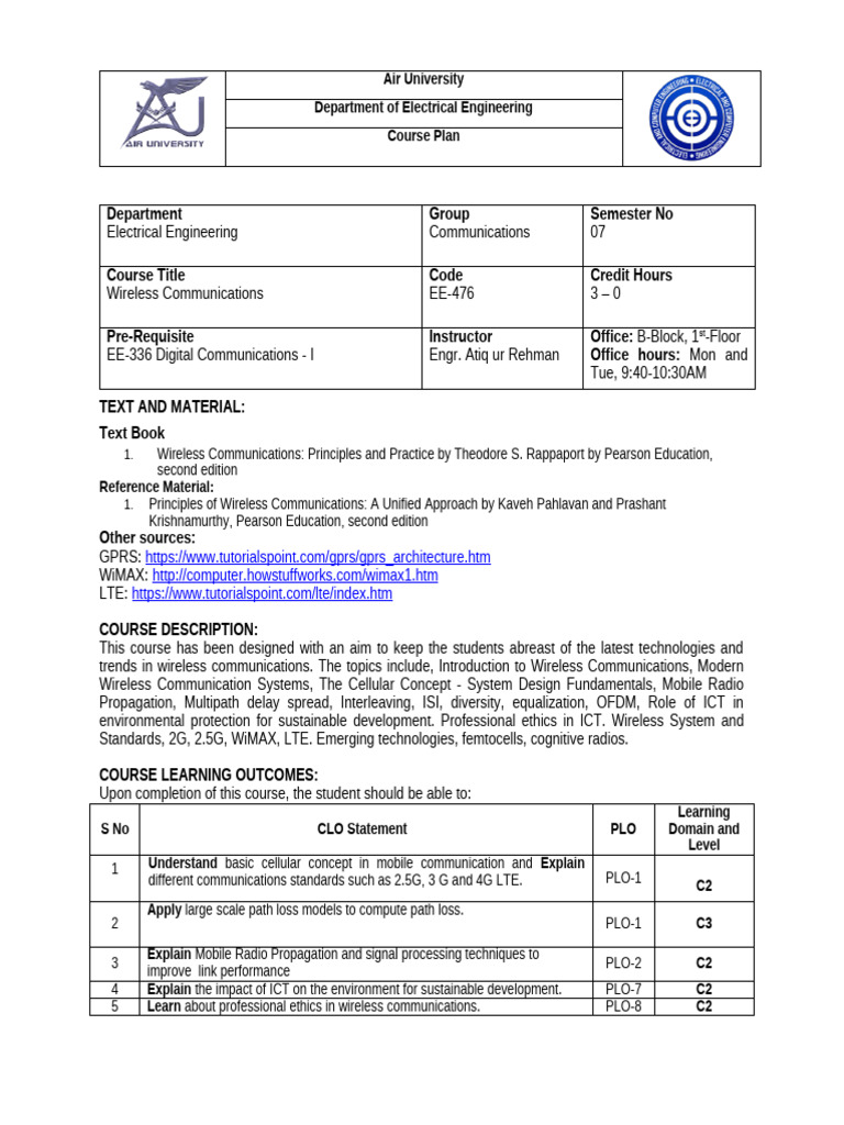 8 Wireless Communication | PDF