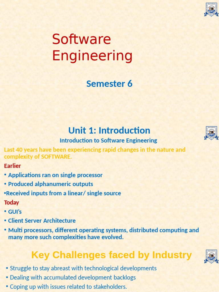 Unit 1 Ppt Software Engineering Pdf