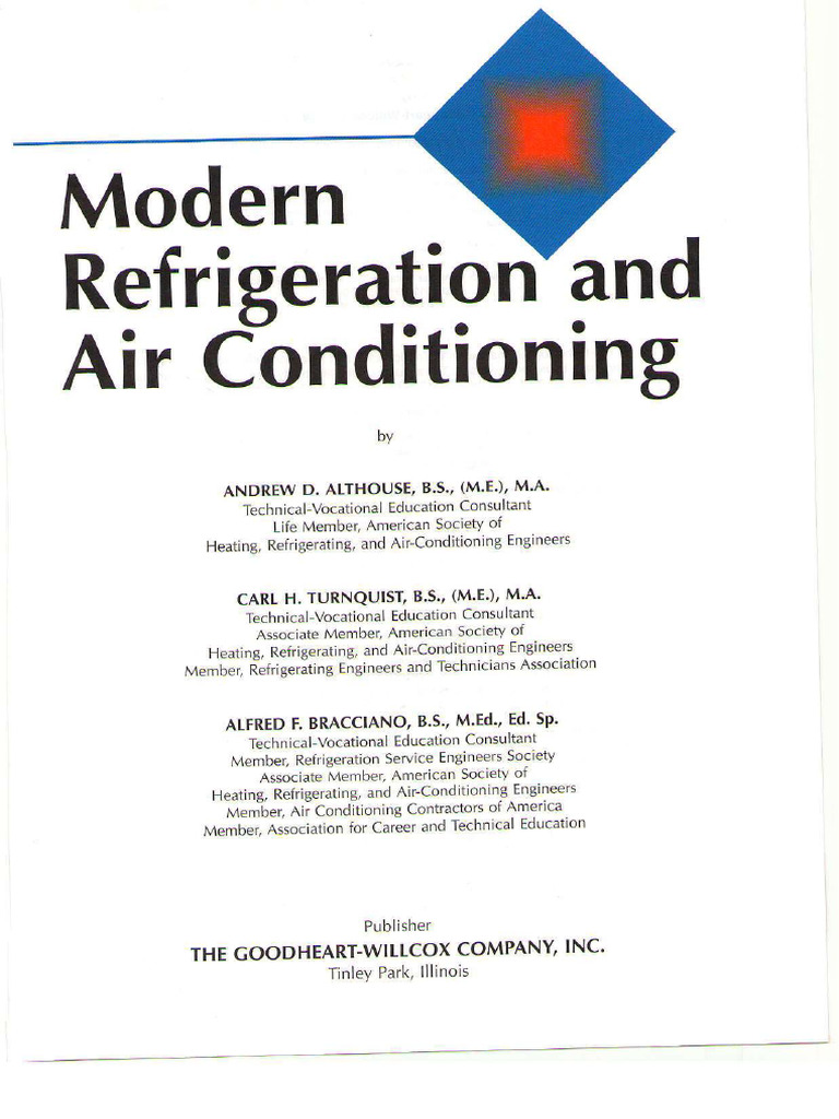 Modern Refrigeration and Air Conditioning PDF