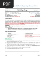 EE 241 Digital Logic Design - Course Outline