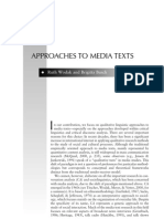 Approaches to Media Texts