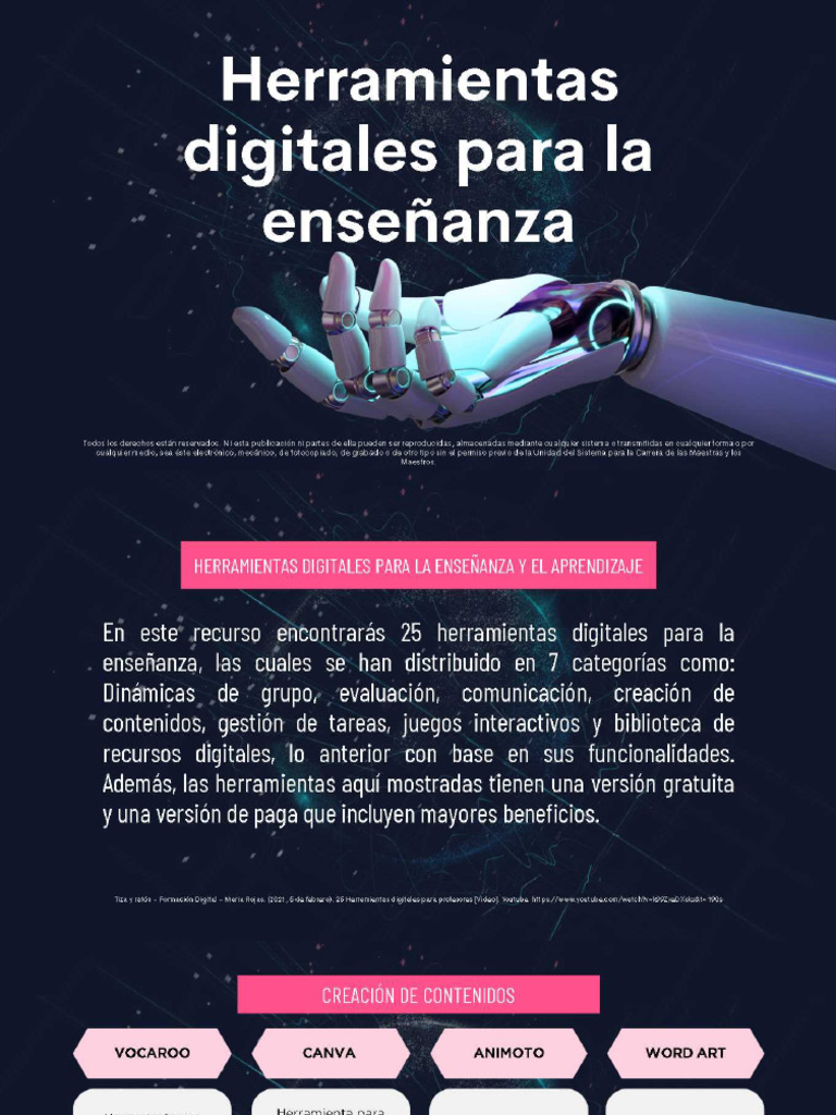 Herramientas Digitales para La Enseñanza | PDF