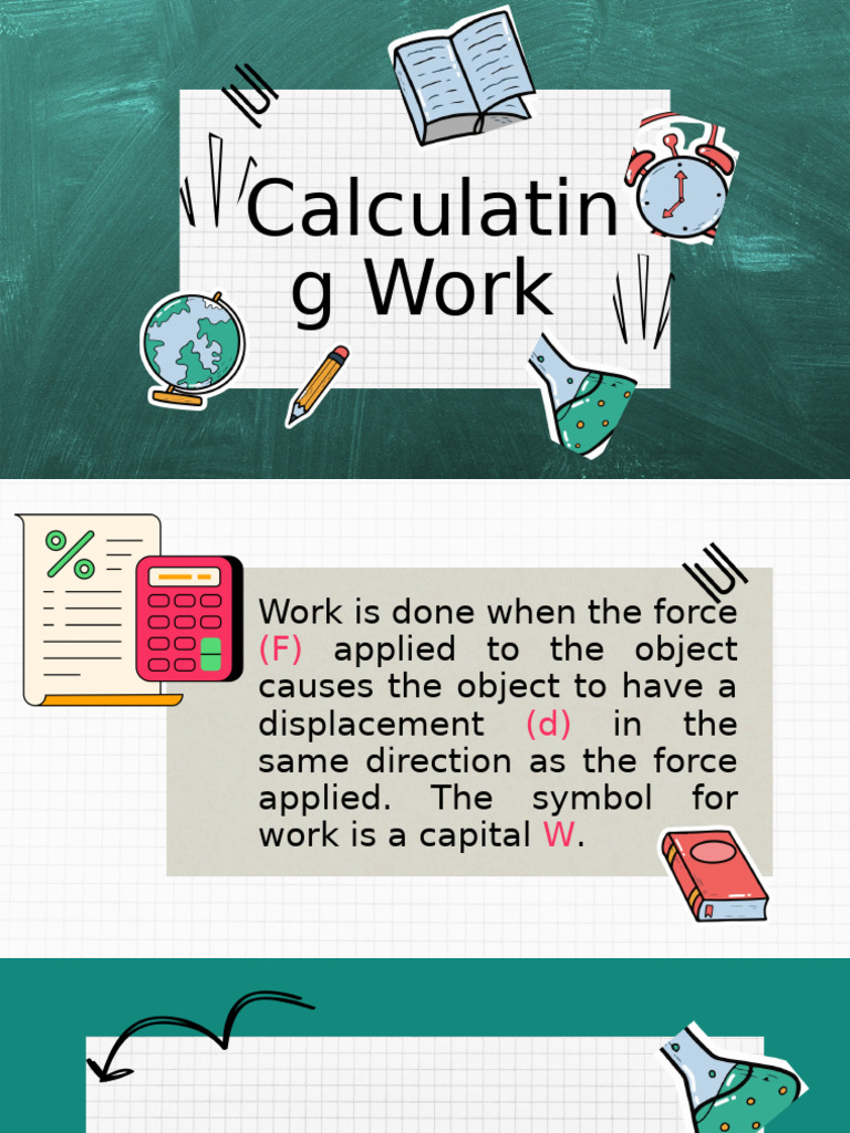 (D) CALCULATING WORK - d2 | PDF