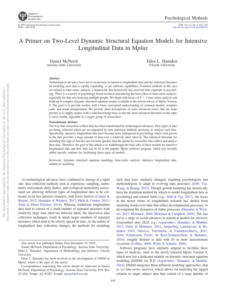 Dynamic Structural Equation Models