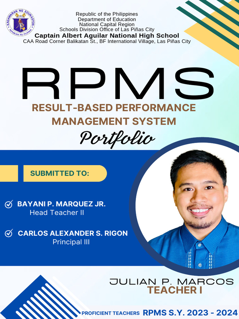 RPMS 2023 2024 Highly Proficient Teachers | PDF