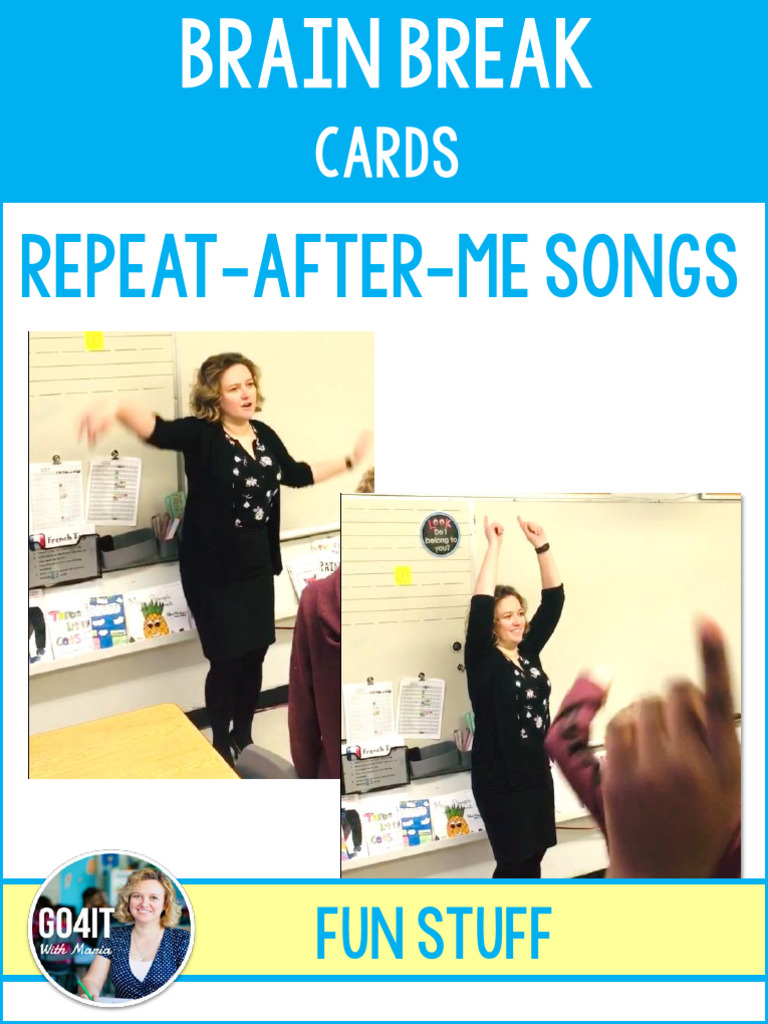 Cards: Repeat-After-Me Songs | PDF