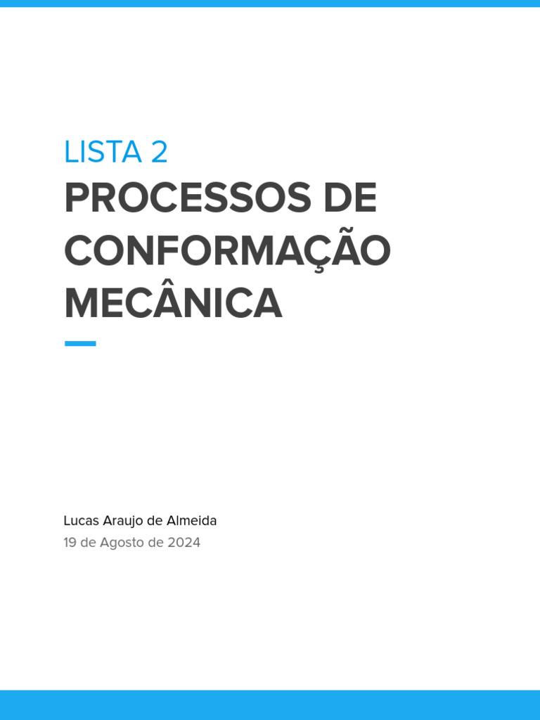 Lista 2 | PDF
