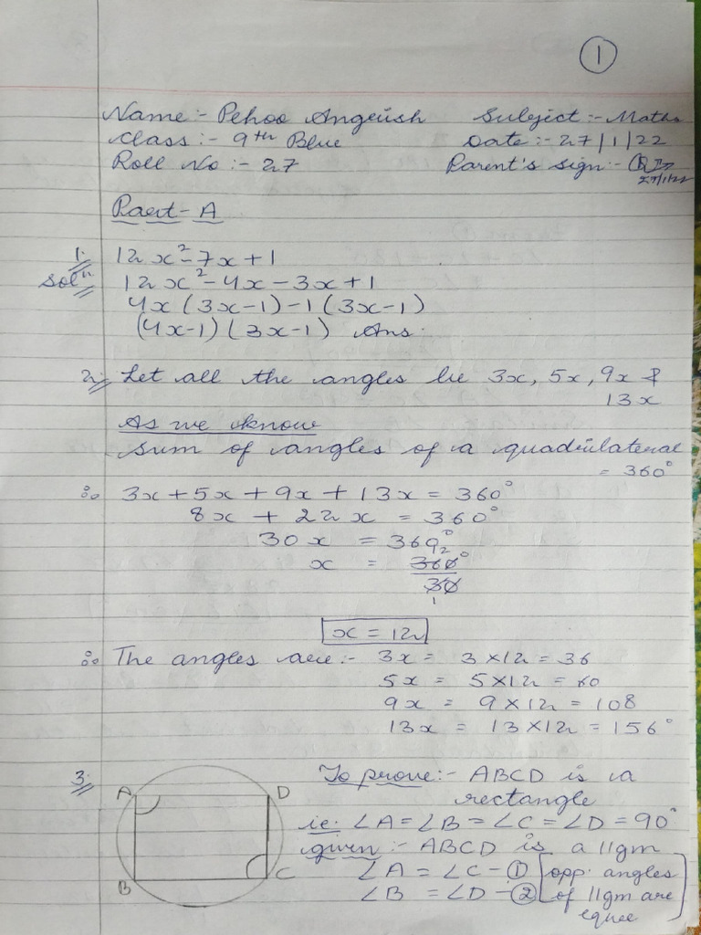 9B 27. Maths | PDF