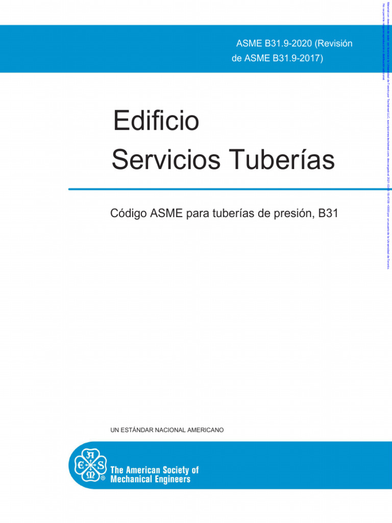 Asme b31 9 2020 espa ol pdf
