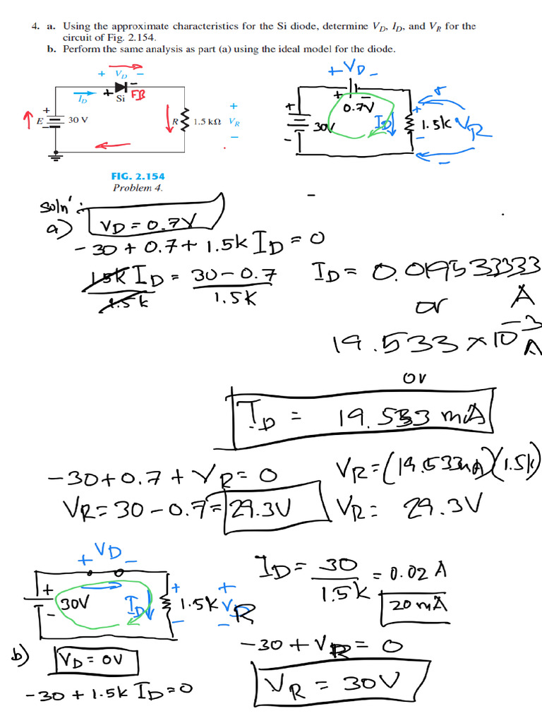 Diode Approximations | PDF
