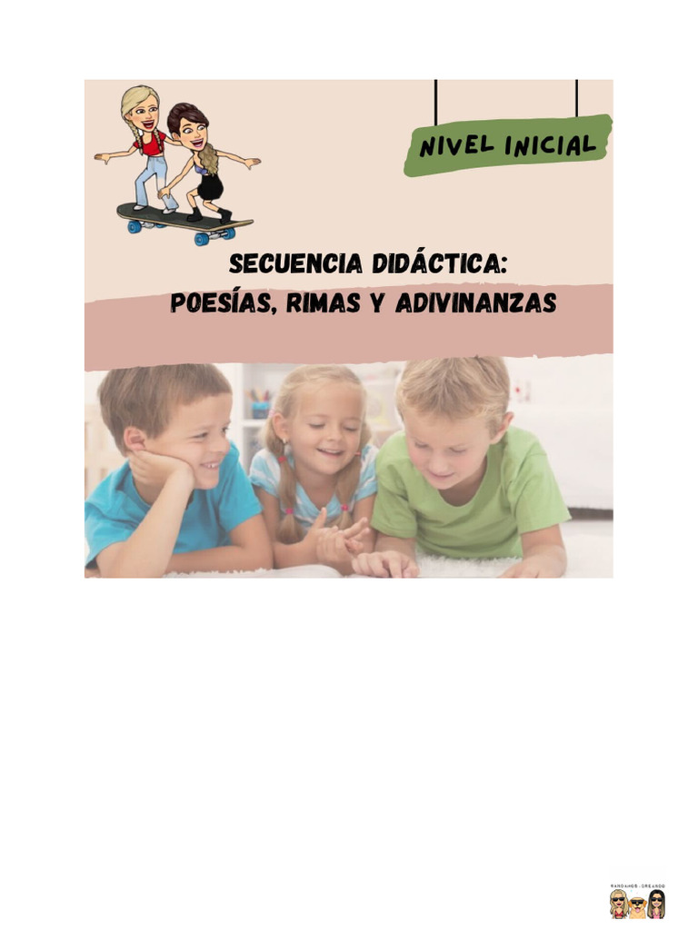 Sec - Did. Poesias, Rimas y Adivinanzas | PDF