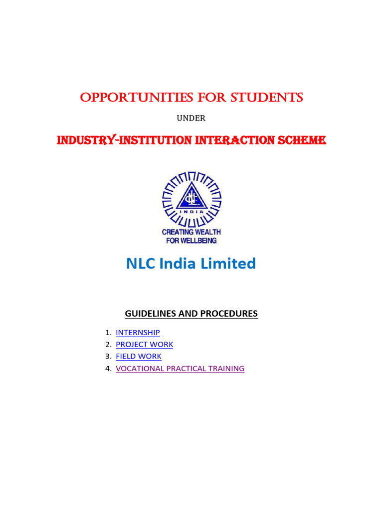 Complete Guide For Student Trainig Opportunities | PDF