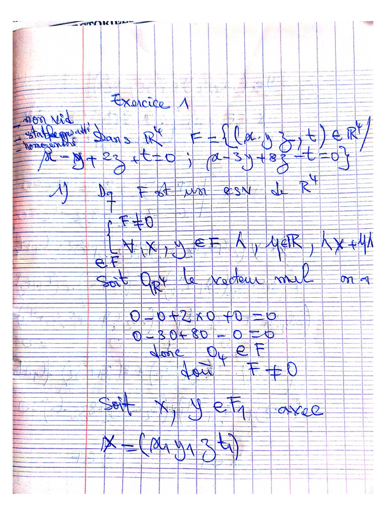 TD Exo Math | PDF