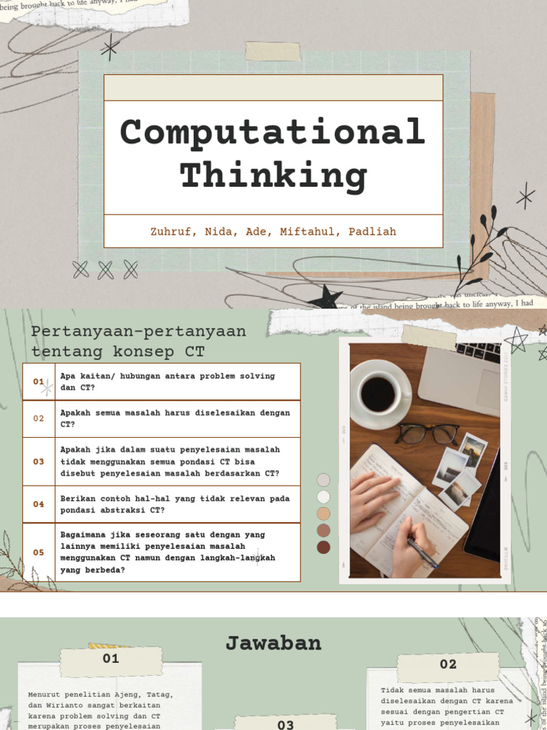 Computational Thinking Kel 6 | PDF