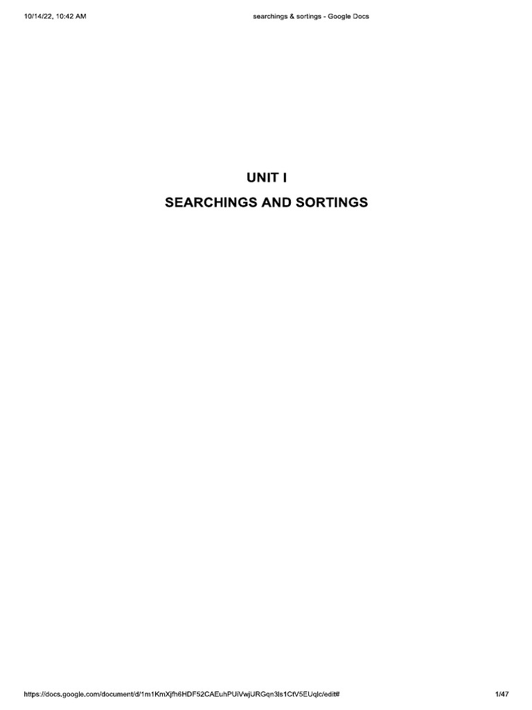 Unit 1 & 2 Notes | PDF