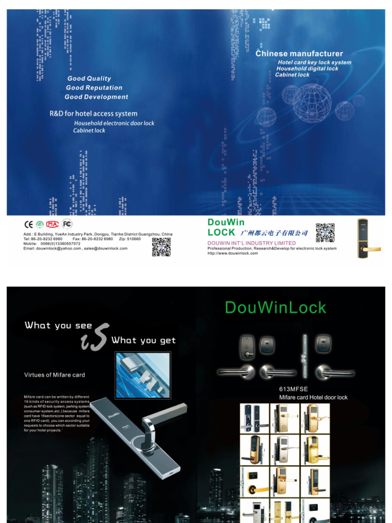 Douwin Lock Catalog 2019 | PDF