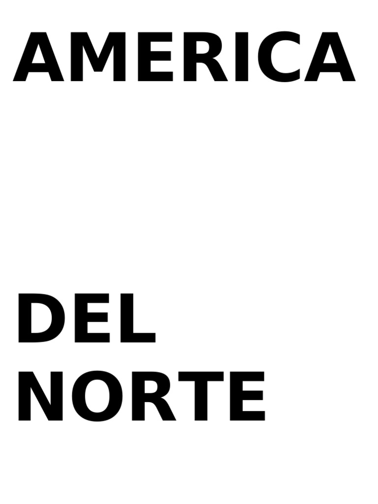 America del norte pdf