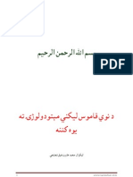 Methodology of New Dictionary - د نوي قاموس ليکنې مېتودولوژي ته يوه کتنه