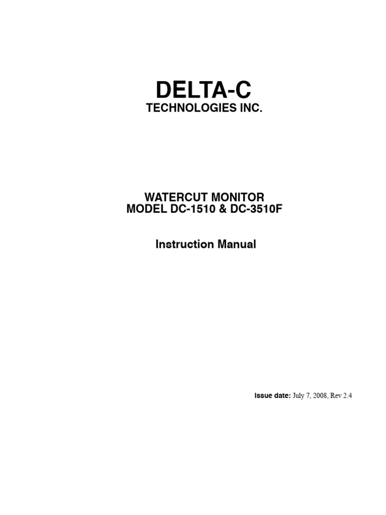 Instruction Manual Rev 24 | PDF