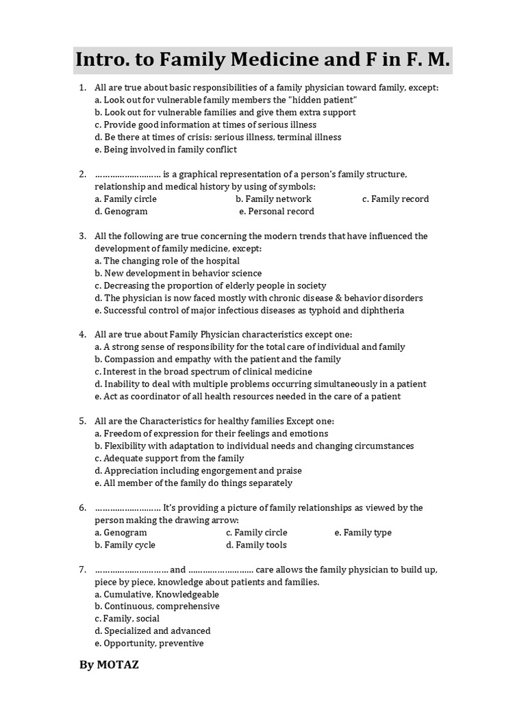Family Medicine | PDF