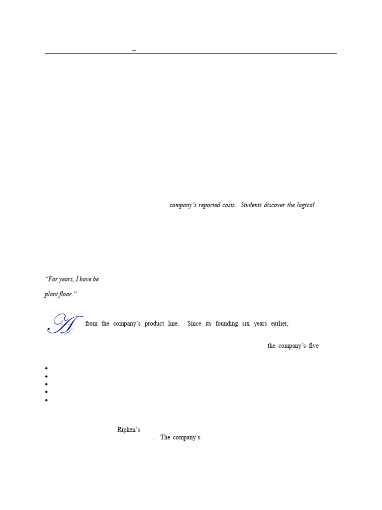 ripken-products-a-case-for-learning-abc-costing-1-4-1-pdf