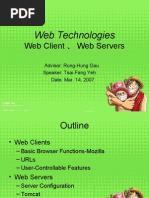 Web Technologies: Web Client 、 Web Servers