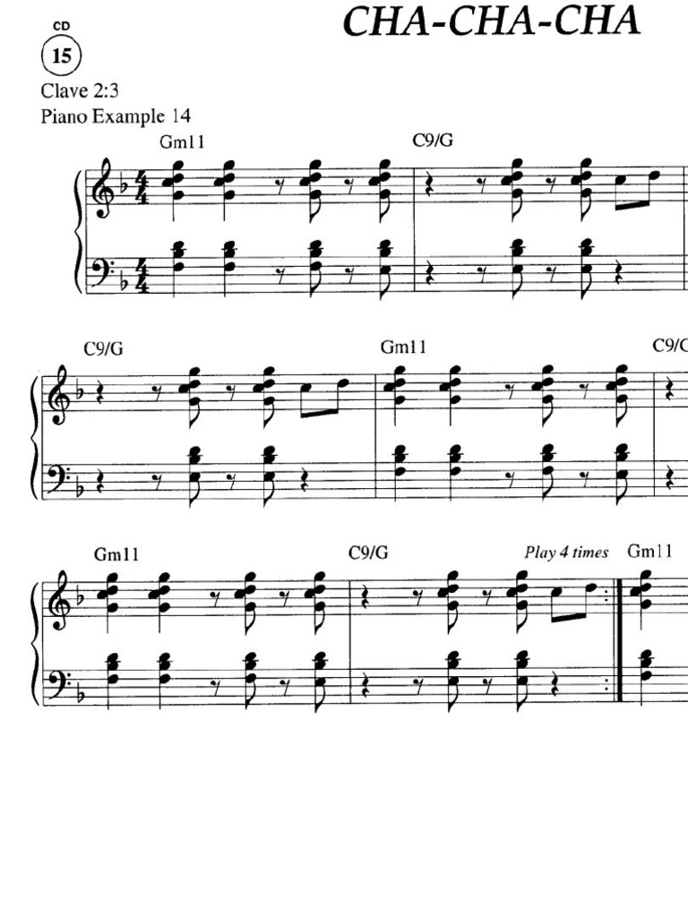 Chachacha Patron de Piano | PDF