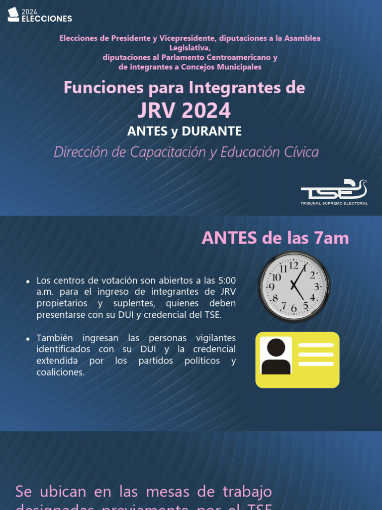 Funciones JRV | PDF