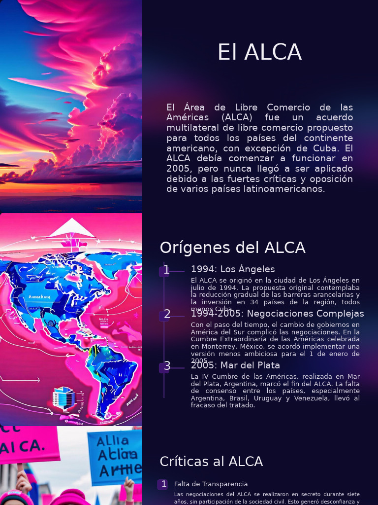 El ALCA Un Tratado Controversial | PDF
