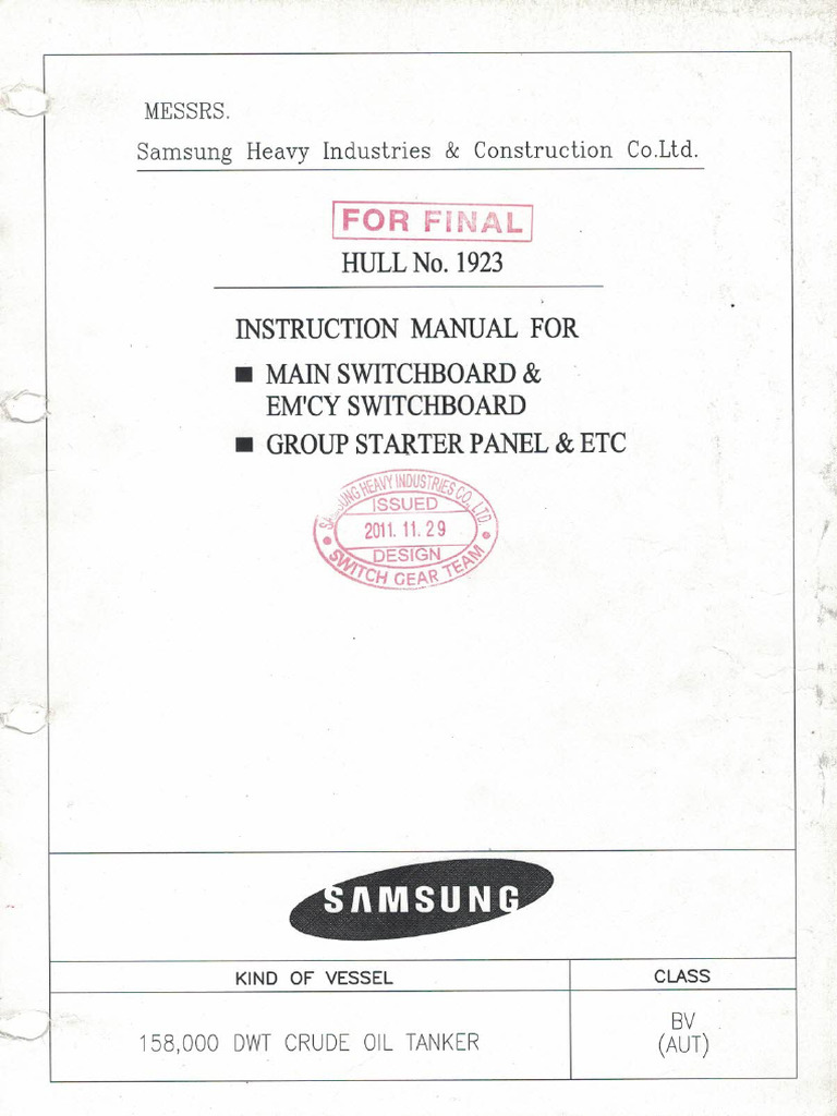 MSB & ESB Manual | PDF