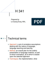 ETH 341 Technical Language Teaching Approaches