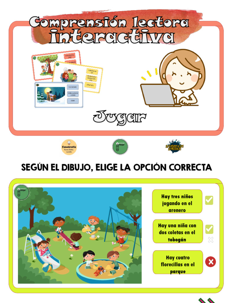 Comprension Lectora Interactiva en PDF | PDF
