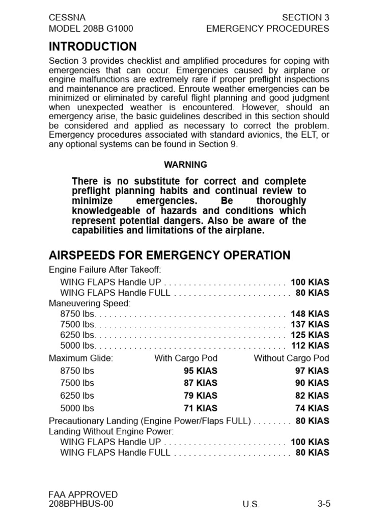 Caravan C208 Questions | PDF