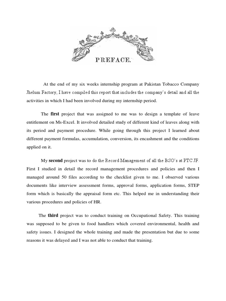 PTC Internship Report | PDF | Recruitment