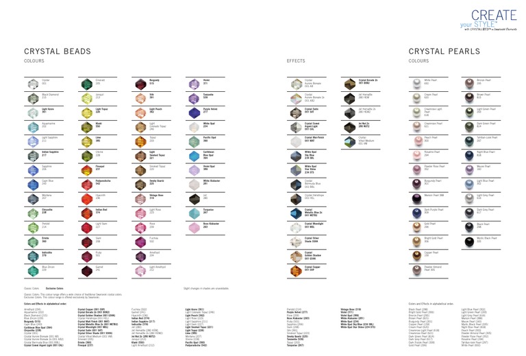 Crystal Colors and Effects Overview | PDF | Pearl | Gemstone