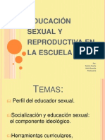 Educación Sexual y Reproductiva en La Escuela!