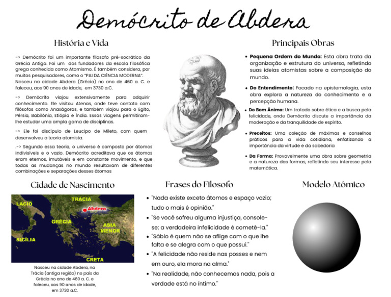 Democrito de Abdera | PDF