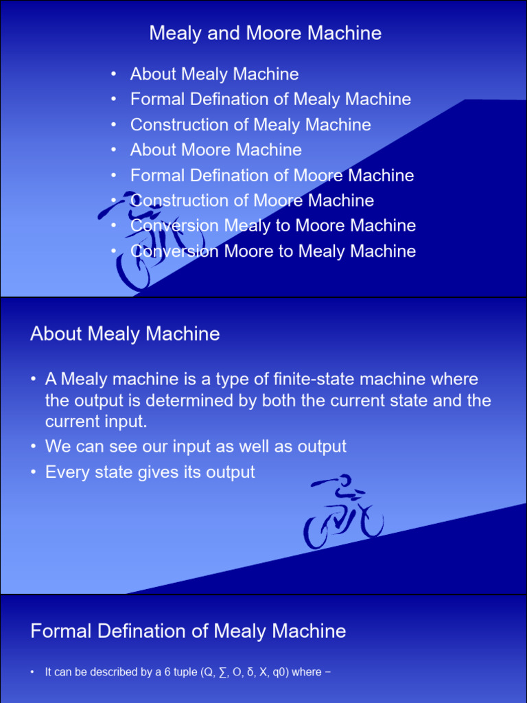 Mealy Moore Machine Pdf Theory Of Computation Models Of Computation