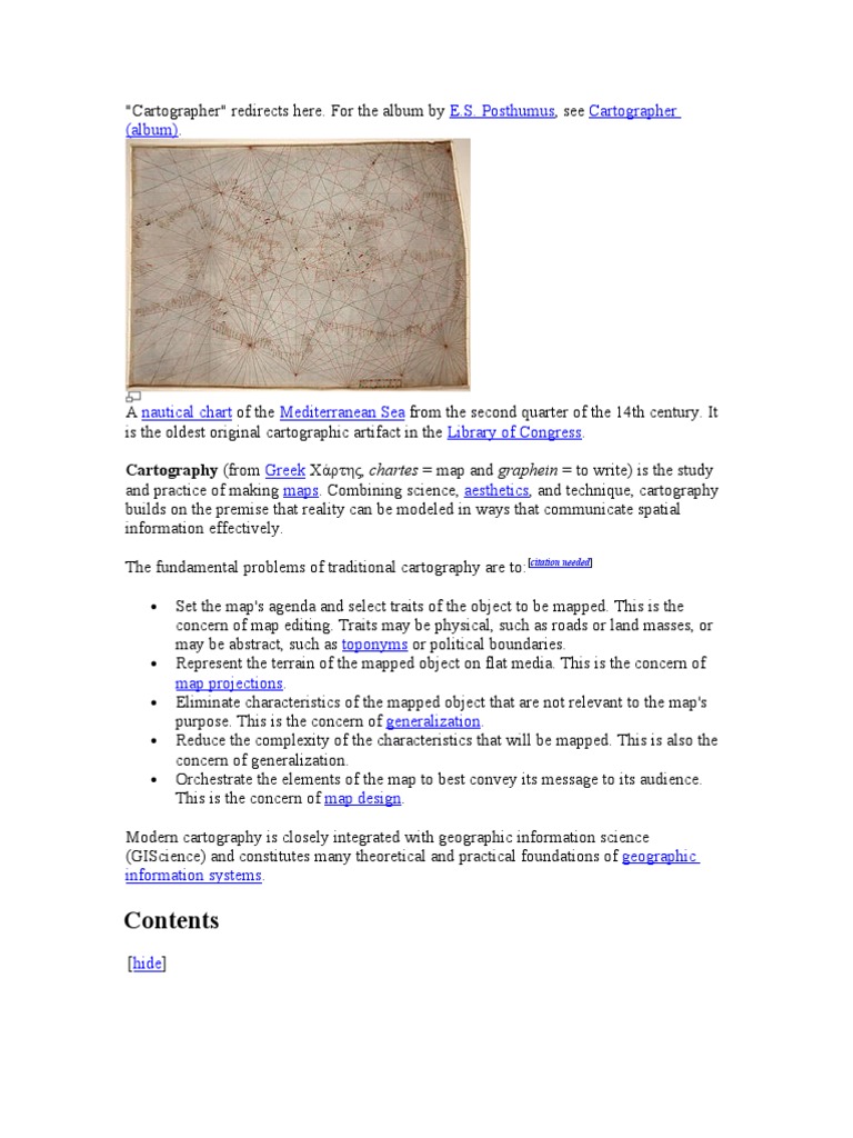 E.S. Posthumus Cartographer (Album) : Cartography (From | Download Free ...